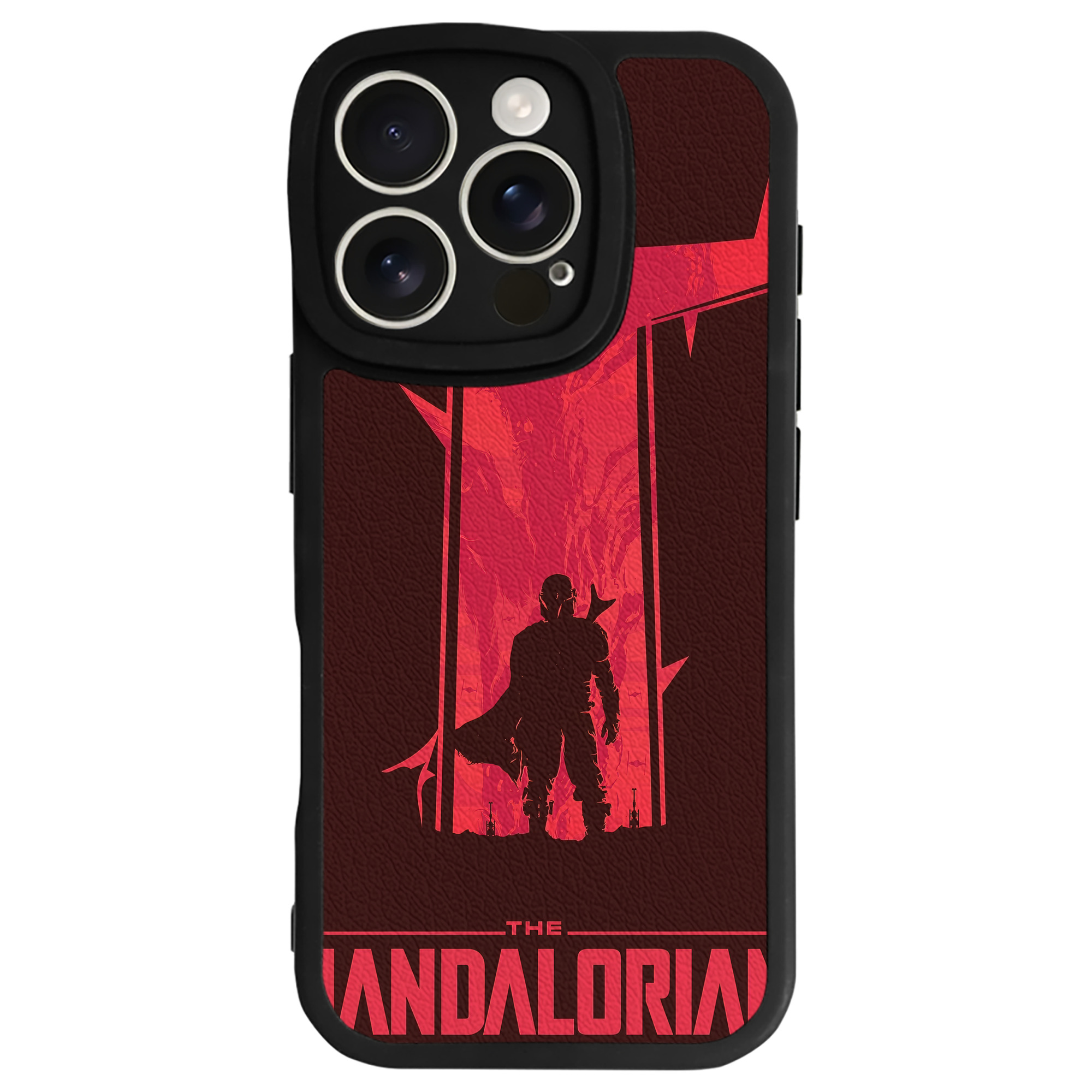 （画像用） スター・ウォーズ Star Wars 【iPhone 16シリーズ対応】シリコンスマホケース（レザー調） 材質：シリコン